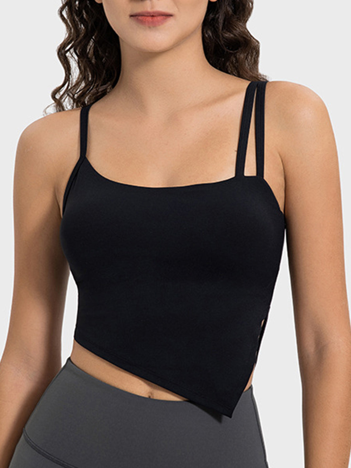 Asymmetrical Slit Active Top